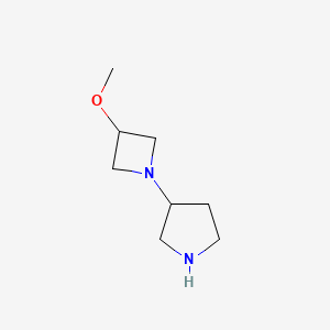 3-(3-Methoxyazetidin-1-yl)pyrrolidine