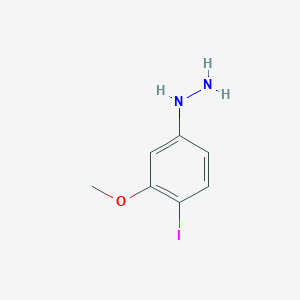 4-Iodo-3-methoxyphenylhydrazine