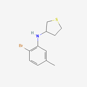 molecular formula C11H14BrNS B12954958 N-(2-Bromo-5-methylphenyl)tetrahydrothiophen-3-amine 