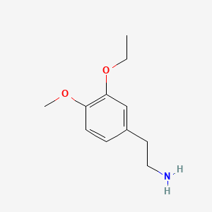 molecular formula C11H17NO2 B1295498 3-乙氧基-4-甲氧基苯乙胺 CAS No. 86456-97-5