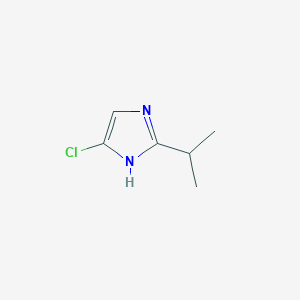 molecular formula C6H9ClN2 B12954983 5-Chloro-2-isopropyl-1H-imidazole 