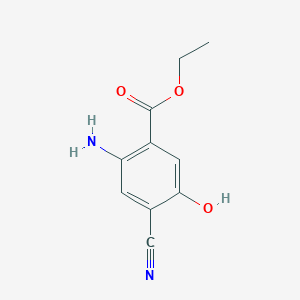 Ethyl 2-amino-4-cyano-5-hydroxybenzoate