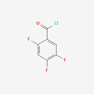 molecular formula C7H2ClF3O B1295501 2,4,5-Trifluorobenzoyl chloride CAS No. 88419-56-1