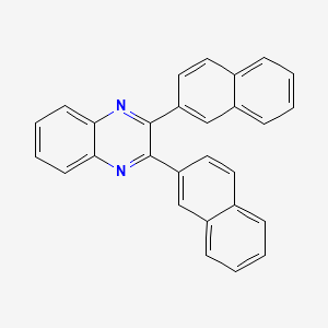 molecular formula C28H18N2 B12955023 2,3-Di(naphthalen-2-yl)quinoxaline 