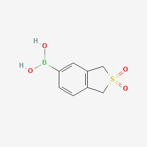 molecular formula C8H9BO4S B12955037 (2,2-Dioxido-1,3-dihydrobenzo[c]thiophen-5-yl)boronic acid 