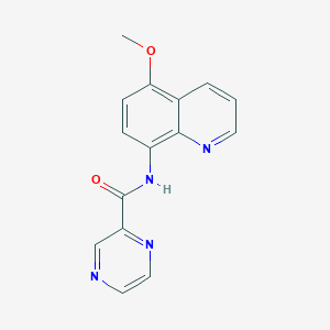 N-(5-methoxyquinolin-8-yl)pyrazine-2-carboxamide