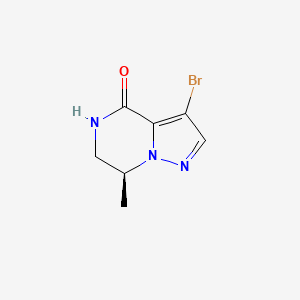 (S)-3-Bromo-7-methyl-6,7-dihydropyrazolo[1,5-a]pyrazin-4(5H)-one