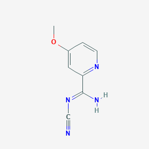 N-Cyano-4-methoxypicolinimidamide