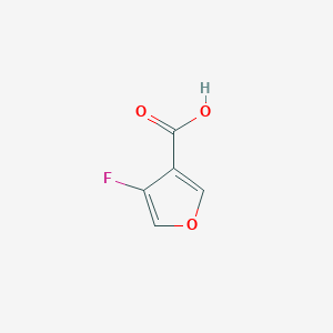 molecular formula C5H3FO3 B12955099 4-Fluorofuran-3-carboxylic acid 