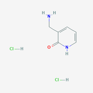 molecular formula C6H10Cl2N2O B12955152 3-(Aminomethyl)pyridin-2(1H)-one dihydrochloride 