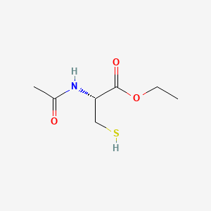 molecular formula C7H13NO3S B1295522 L-Cysteine, N-acetyl-, ethyl ester CAS No. 59587-09-6