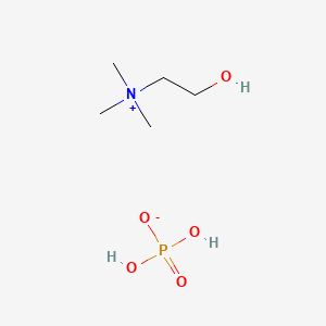 molecular formula C5H16NO5P B1295524 二氢磷酸胆碱 CAS No. 83846-92-8