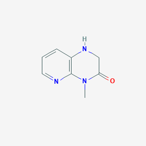 4-Methyl-1,2-dihydropyrido[2,3-b]pyrazin-3(4H)-one