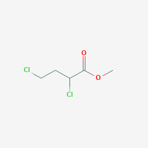 molecular formula C5H8Cl2O2 B12955277 Methyl 2,4-dichlorobutanoate CAS No. 62093-65-6