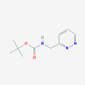 molecular formula C10H15N3O2 B12955296 tert-Butyl (pyridazin-3-ylmethyl)carbamate 