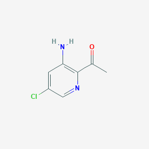 1-(3-Amino-5-chloropyridin-2-YL)ethanone