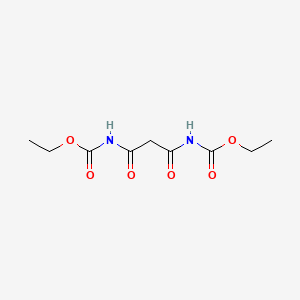 molecular formula C9H14N2O6 B1295532 二乙基丙二酰双氨基甲酸酯 CAS No. 49754-15-6