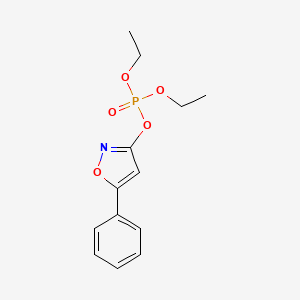 molecular formula C13H16NO5P B1295534 磷酸二乙酯 (5-苯基异恶唑-3-基) CAS No. 32306-29-9