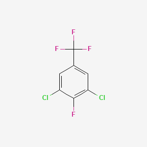 molecular formula C7H2Cl2F4 B1295536 3,5-二氯-4-氟苯三氟化物 CAS No. 77227-81-7