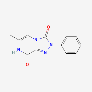 6-methyl-2-phenyl-[1,2,4]triazolo[4,3-a]pyrazine-3,8(2H,7H)-dione