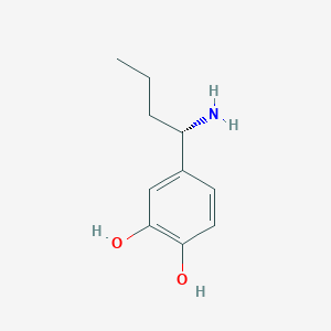 (S)-4-(1-Aminobutyl)benzene-1,2-diol