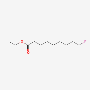 molecular formula C11H21FO2 B12955397 Ethyl 9-fluorononanoate CAS No. 462-68-0