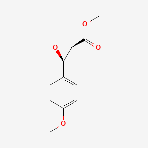 molecular formula C11H12O4 B1295541 Methyl (2R,3S)-2,3-epoxy-3-(4-methoxyphenyl)propionate CAS No. 84056-02-0