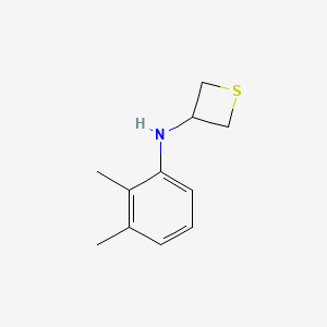 molecular formula C11H15NS B12955436 N-(2,3-Dimethylphenyl)thietan-3-amine 