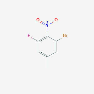 1-Bromo-3-fluoro-5-methyl-2-nitrobenzene