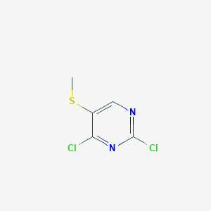 molecular formula C5H4Cl2N2S B1295554 2,4-二氯-5-(甲基硫基)嘧啶 CAS No. 7401-98-1