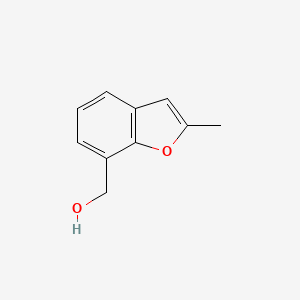 molecular formula C10H10O2 B12955540 (2-Methylbenzofuran-7-yl)methanol 