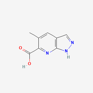 5-Methyl-1H-pyrazolo[3,4-b]pyridine-6-carboxylic acid