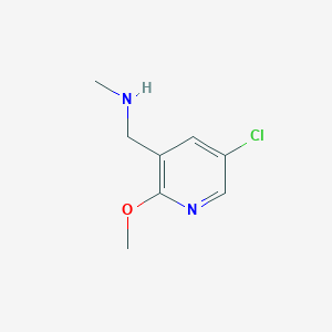 1-(5-Chloro-2-methoxypyridin-3-yl)-N-methylmethanamine