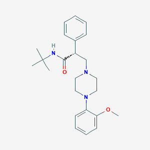 (R)-N-(tert-Butyl)-3-(4-(2-methoxyphenyl)piperazin-1-yl)-2-phenylpropanamide