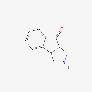 1,2,3,3a-tetrahydroindeno[2,1-c]pyrrol-8(8aH)-one