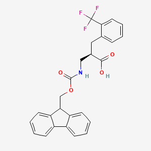 (R)-3-((((9H-Fluoren-9-yl)methoxy)carbonyl)amino)-2-(2-(trifluoromethyl)benzyl)propanoic acid