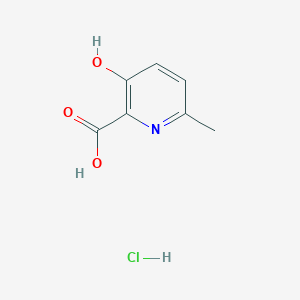 molecular formula C7H8ClNO3 B12955623 3-Hydroxy-6-methylpicolinic acid hydrochloride 