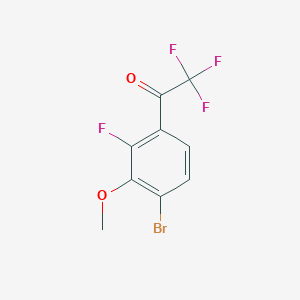 1-(4-Bromo-2-fluoro-3-methoxyphenyl)-2,2,2-trifluoroethanone