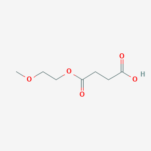 B1295568 4-(2-Methoxyethoxy)-4-oxobutanoic acid CAS No. 6946-89-0