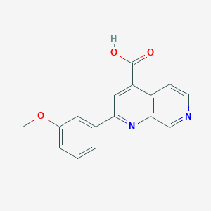 2-(3-Methoxyphenyl)-1,7-naphthyridine-4-carboxylic acid