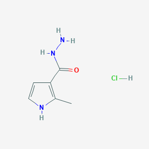 2-Methyl-1H-pyrrole-3-carbohydrazide hydrochloride