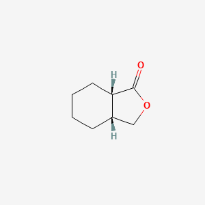 molecular formula C8H12O2 B1295570 (3Ar,7as)-hexahydro-2-benzofuran-1(3h)-one CAS No. 6939-71-5