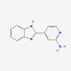 4-(1H-Benzo[d]imidazol-2-yl)pyridin-2-amine