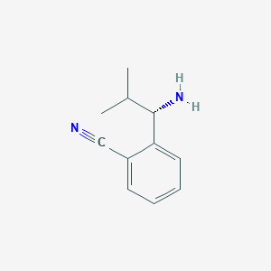 (S)-2-(1-Amino-2-methylpropyl)benzonitrile