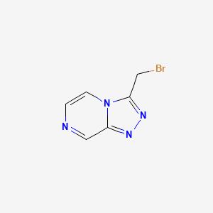 molecular formula C6H5BrN4 B12955837 3-(Bromomethyl)-[1,2,4]triazolo[4,3-a]pyrazine 