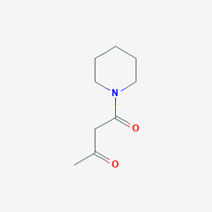 molecular formula C9H15NO2 B1295584 1-(哌啶-1-基)丁烷-1,3-二酮 CAS No. 1128-87-6