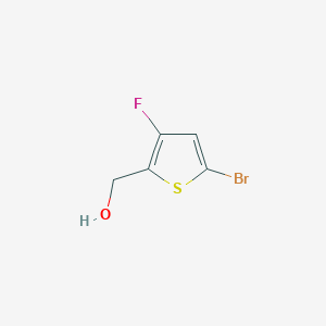 (5-Bromo-3-fluorothiophen-2-yl)methanol