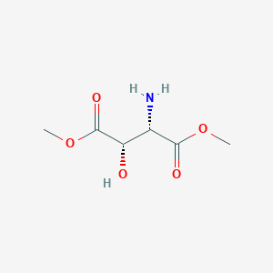 molecular formula C6H11NO5 B12955890 (2S,3S)-Dimethyl 2-amino-3-hydroxysuccinate 