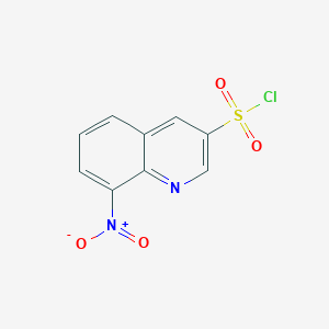 8-Nitroquinoline-3-sulfonyl chloride