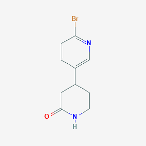 4-(6-Bromopyridin-3-yl)piperidin-2-one